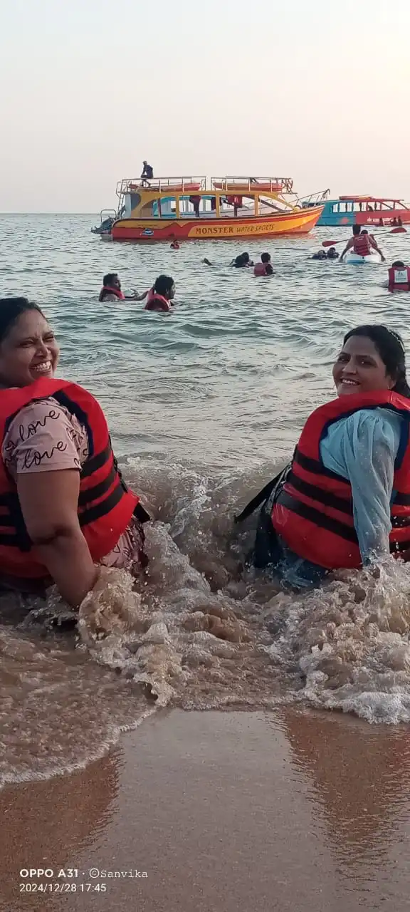 Fun beach activities during the adventure trip Beach activities and fun games during Gokarna tour